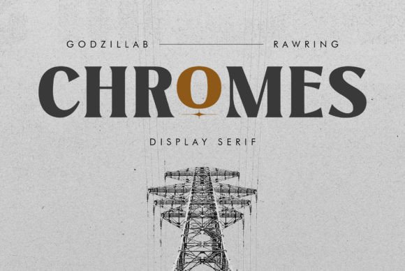 Chromes: A Bold Serif for High-Impact Branding