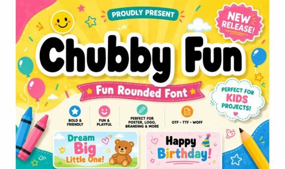 Chubby Fun: The Playful Font for Happy Projects