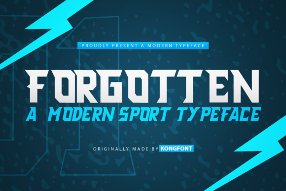 Forgotten: A Modern Display Font with Whimsical Charm