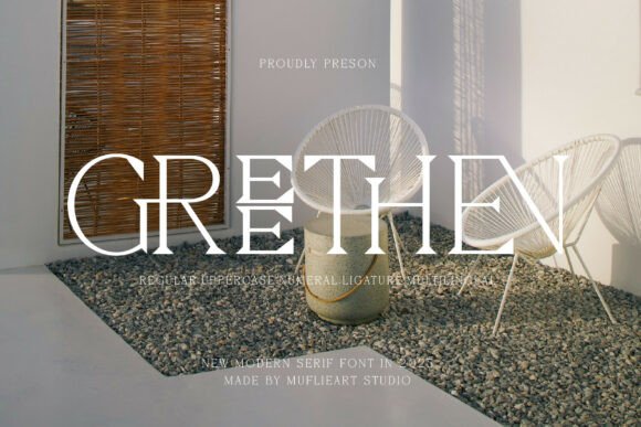 Greethen: Modern Serif with Architectural Authority