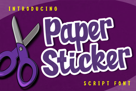 Paper Sticker: The Handwritten Font for Authentic Projects