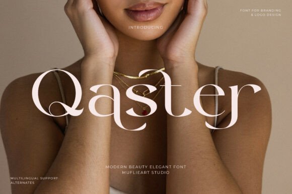 Qaster: Mastering Modern Elegance in Typography