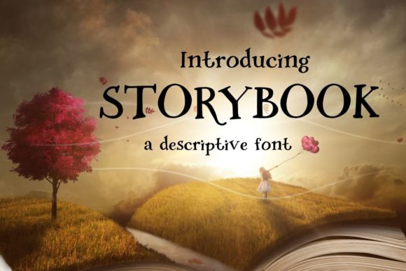 Storybook: A Creative Serif Font for Crafting & Branding
