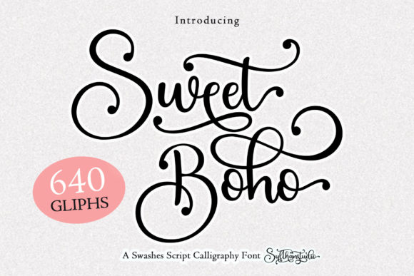 Sweet Boho: A Graceful Script for Modern Designs