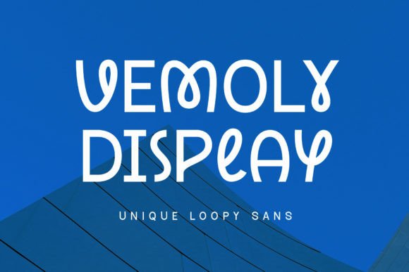 Vemoly Display: A Modern Take on the Sans Serif Typeface